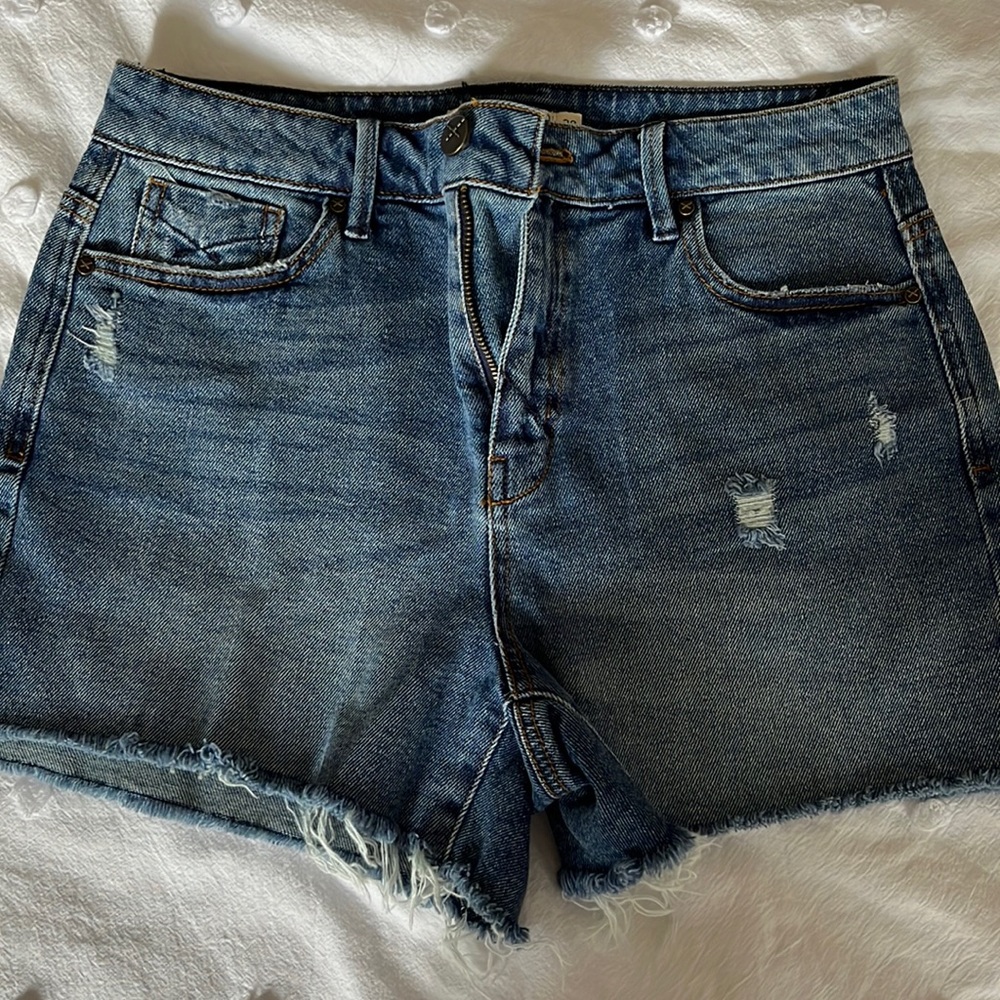 Denim shorts